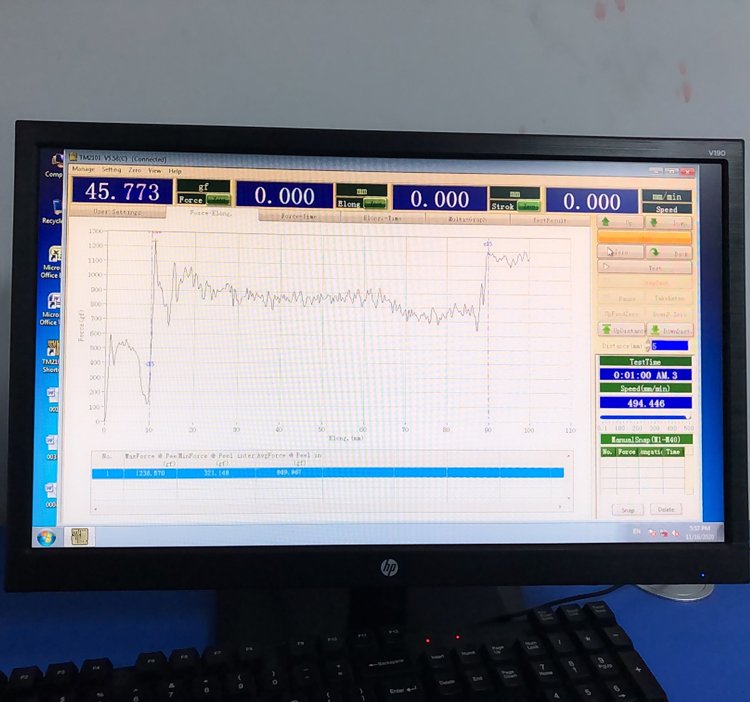 tensile test report
