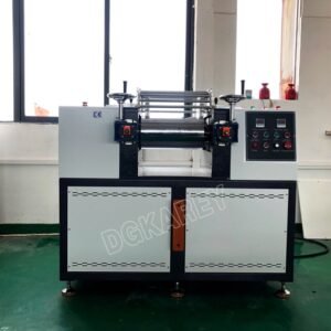 KR-110 Bench-Style Lab Two Roll Mixing Mill (Electric Heating + Water Circulation Cooling)